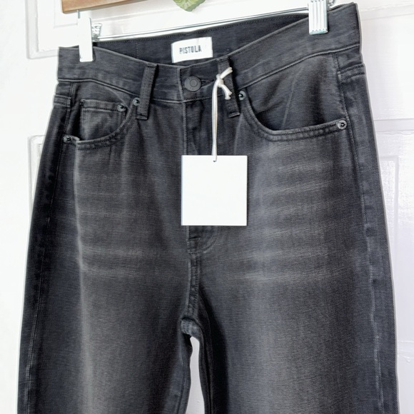 PISTOLA ALEXA HIGH RISE FLARE JEANS WITH SLIT - Picture 4 of 14